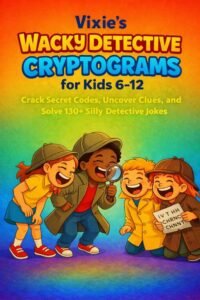 Vixie’s Wacky Detective Cryptograms for Kids 6–12